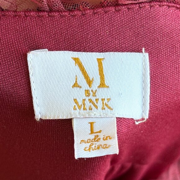 Elegant Burgundy Sequin Mini Dress - Picture 7 of 10